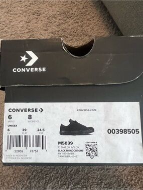 Converse Black Monochrome Chuck Taylor